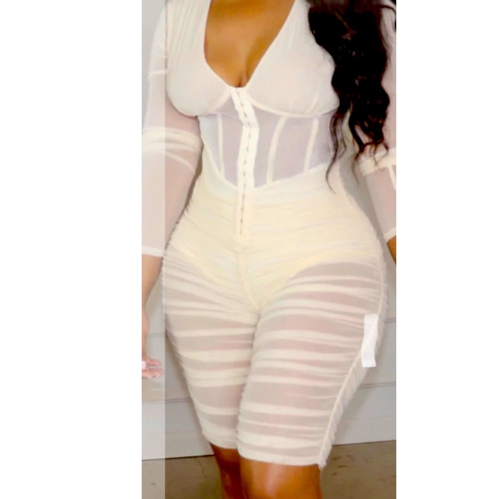 Cream Romper